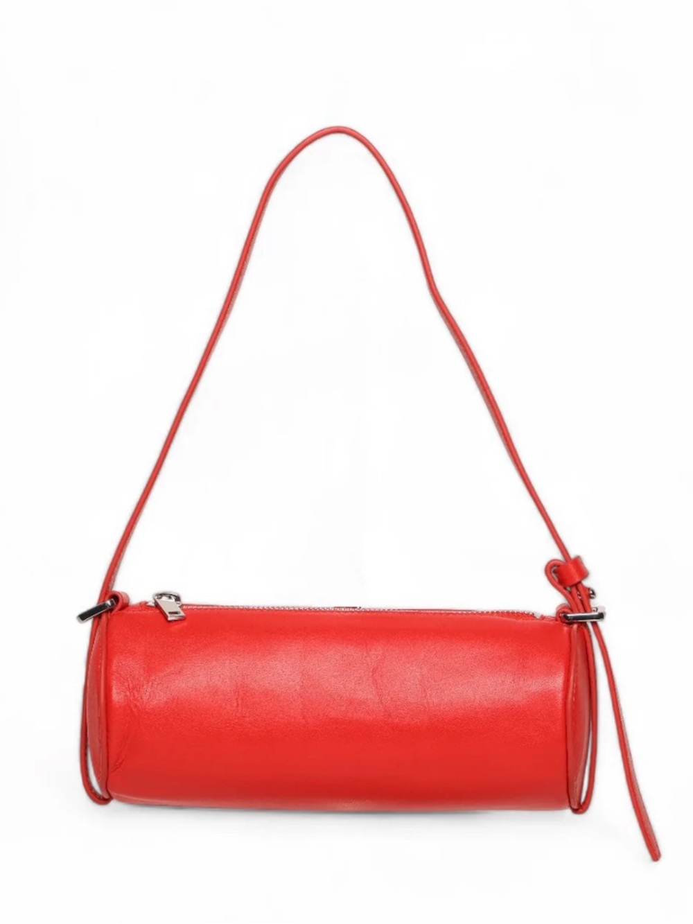 NWT Walter Baker Quinn Barrel Shoulder Bag Red Cherry Dip Row 90s